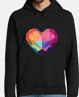 amore - cuore low poly
