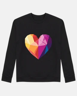 amore - cuore low poly