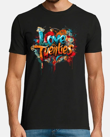 T-shirt amoree le ties Tuen degli anni 2000