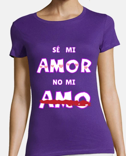 T-shirt amoree mio non amo