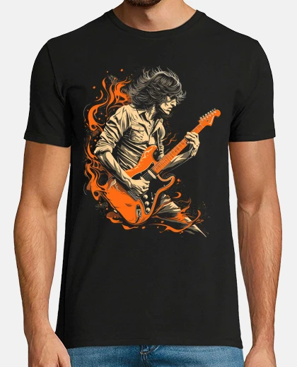 T-shirt amoree rock e giochi di ruolo l 003