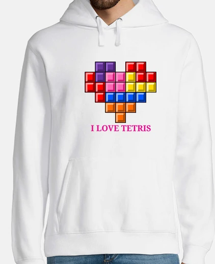 Felpa amoree tetris