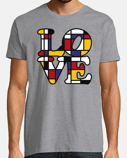 T-shirt amoreee - ispirato a Mondrian