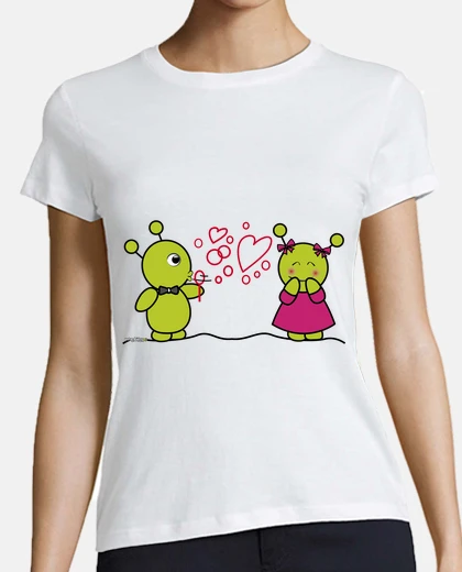 Tee-shirt amour bulles