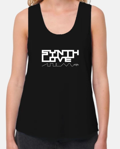 Tee-shirt amour de synthé carré