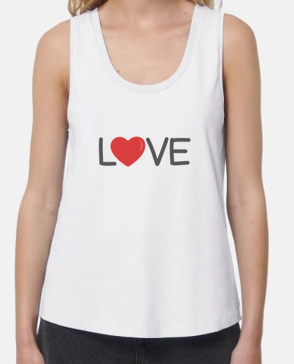 Tee-shirt amour, débardeur femme