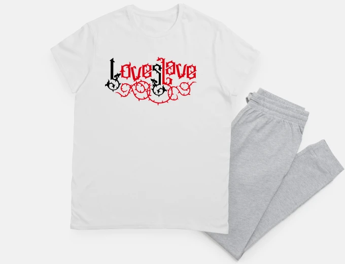 Pyjama amour esclave - esclave amour (rouge no