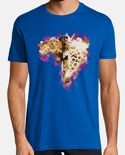Tee-shirt amour girafe