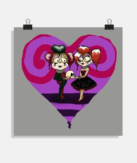 Poster amour gothique