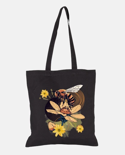 Sac amour pour les abeilles et les fleurs