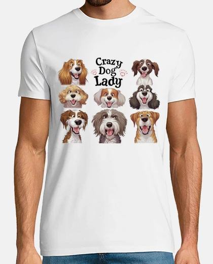 Tee-shirt amoureuse des chiens mère à toutous