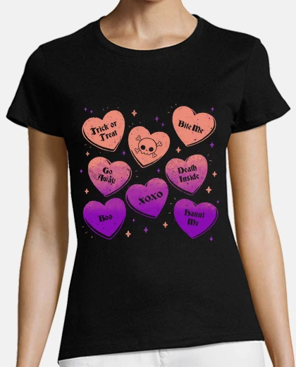 Tee-shirt amoureux gothiques de la Saint-Valentin