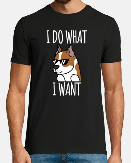 Tee-shirt amstaff je fais ce que je veux