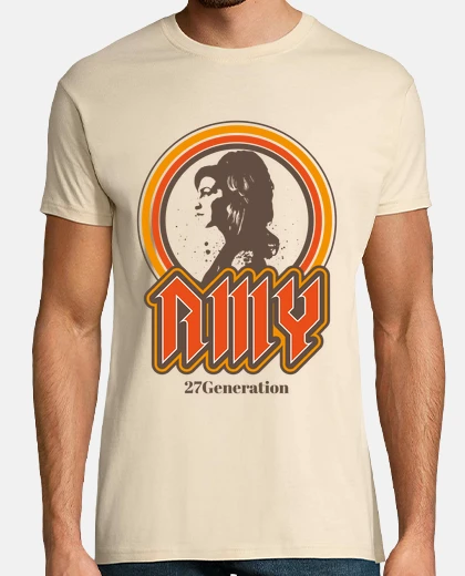 Camiseta Amy Winehouse 27G camisetas claras