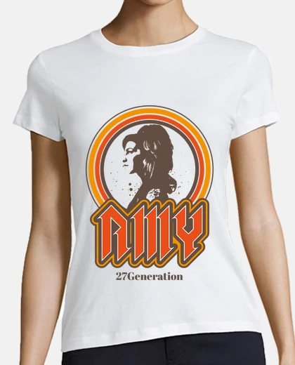 Tee-shirt amy winehouse 27g uniquement des t-shirts transparents