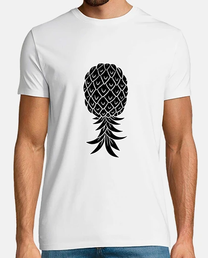 Tee-shirt ananas noir