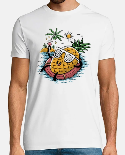 T-shirt ananas rilassante