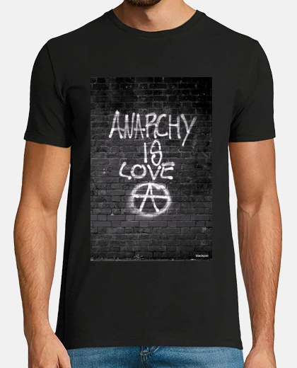 T-shirt anarchia è amore