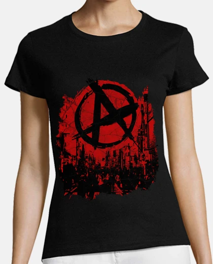 T-shirt Anarchy punk symbol