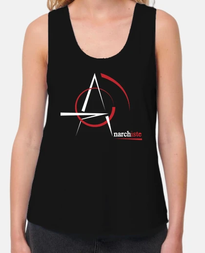 Camiseta anarquista-blanco