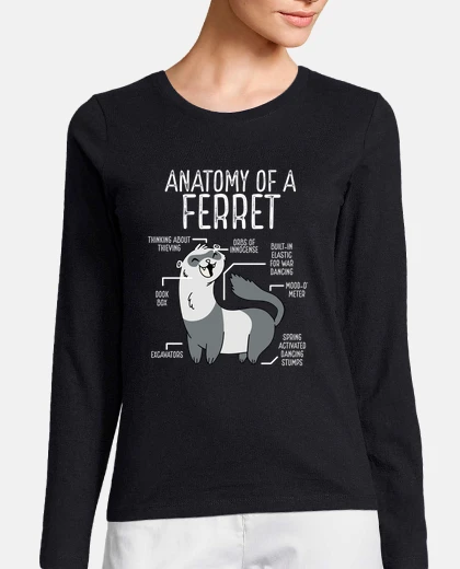 Tee-shirt anatomie d39un furet