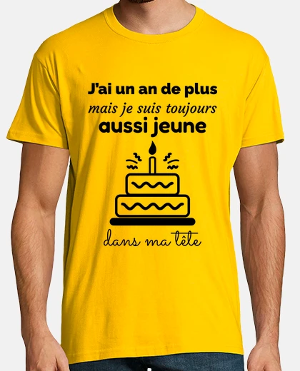 T-shirt ancora giovane regalo di compleanno