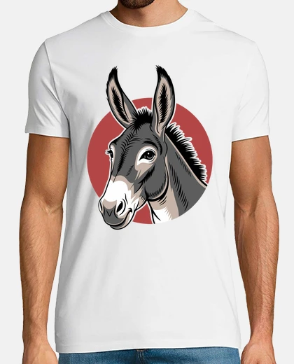 Tee-shirt âne animal de ferme mignon