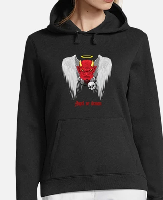 Angel demon hoodie sale