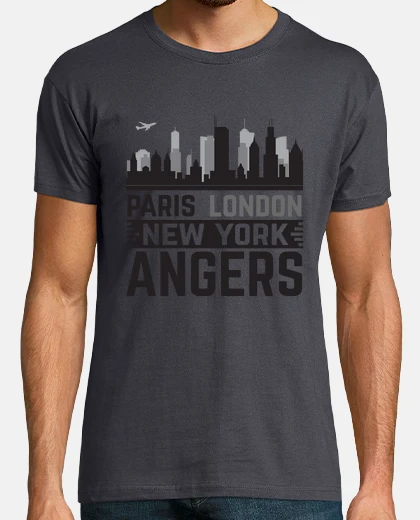 Camiseta angers paris london nueva-york