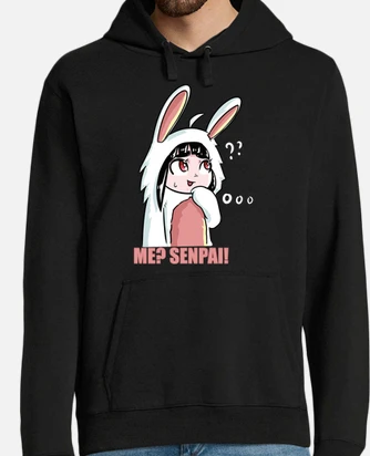 Angry anime bunny girl senpai hoodie tostadora