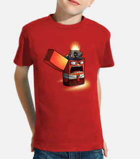 Angry lighter - camiseta niño