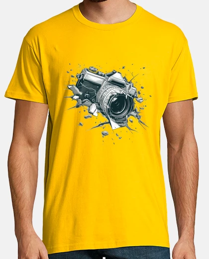 T-shirt anima di un fotografo