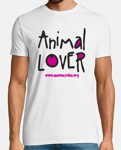 T-shirt animal amoree r fucsia