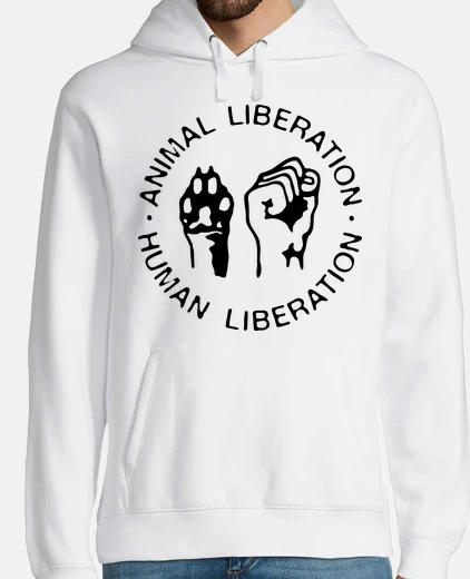 Sudadera Animal Liberation, Human Liberation - AL