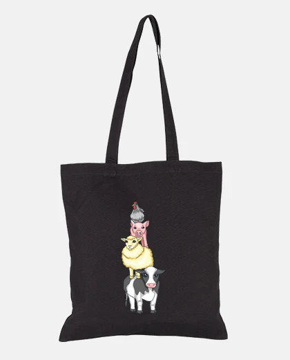 Bag animal protection, vegan, farmer,