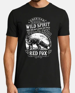 animal fox american red fox mountains t-shirt
