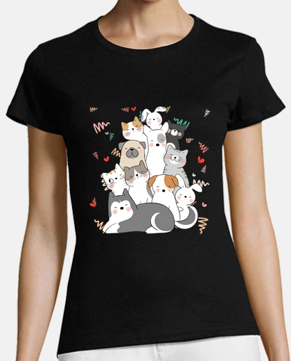 T-shirt animale e natura simpatici animali bamb