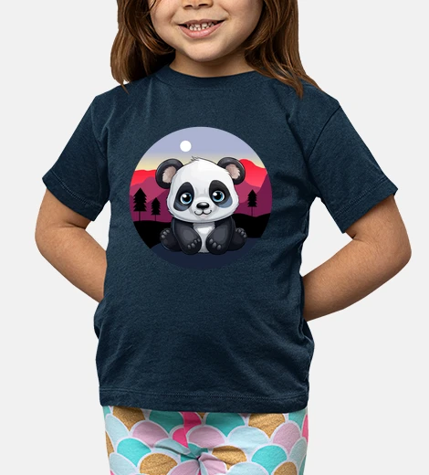 Abbigliamento animale e natura simpatico panda
