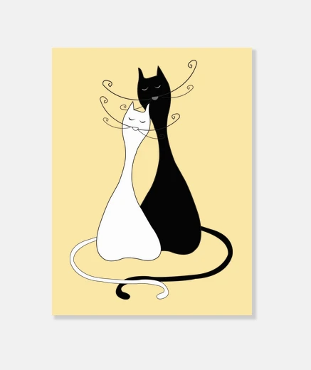 Lienzo Animales Gatos 