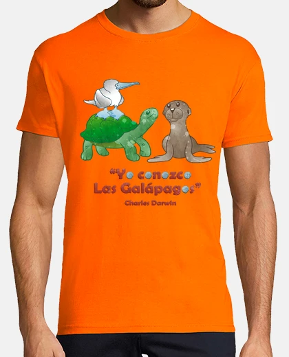 Camiseta Animalitos de Las Galápagos (él)