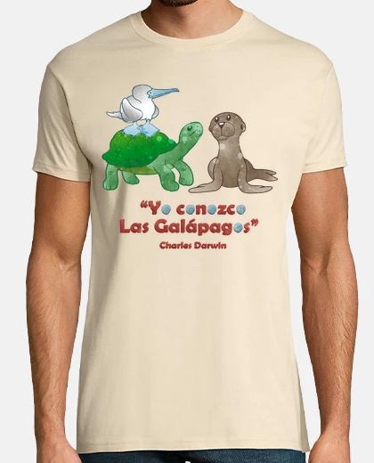 Camiseta Animalitos de Las Galápagos (él)