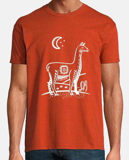 T-shirt animals of america - llama