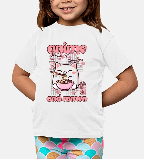 Kids Anime And Ramen Cute Anime Cat Kawaii