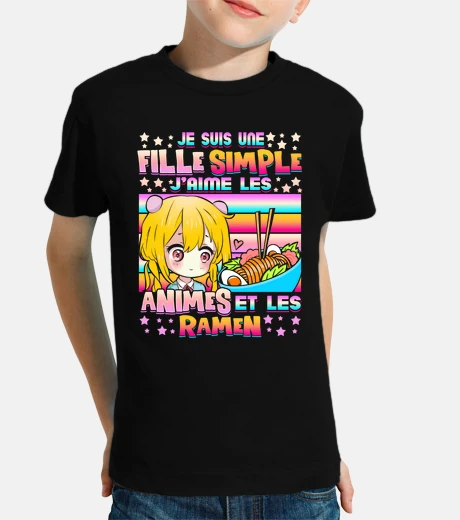 Vêtements Anime Fille Simple Kawaii Ramen Japonai