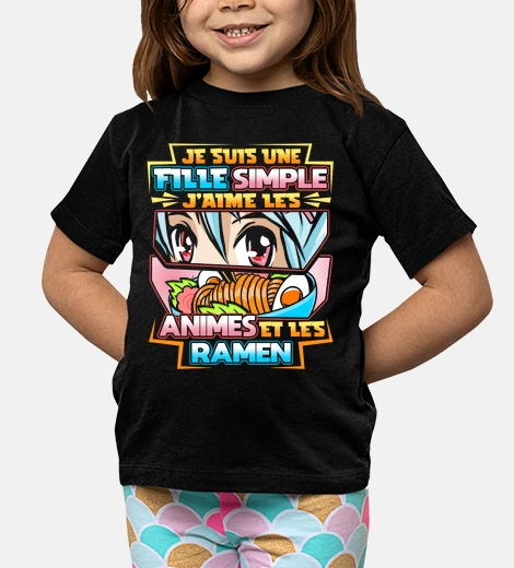 Vêtements Anime Fille Simple Kawaii Ramen Japonai