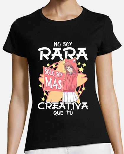 T-shirt anime girl i&#39;m not weird i&#39;m creative japanese manga