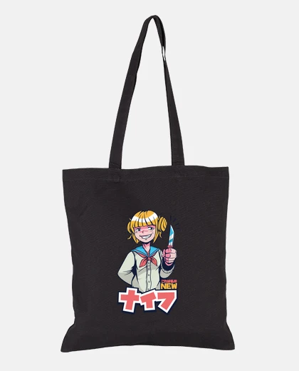 Bag anime girl knife tote bag