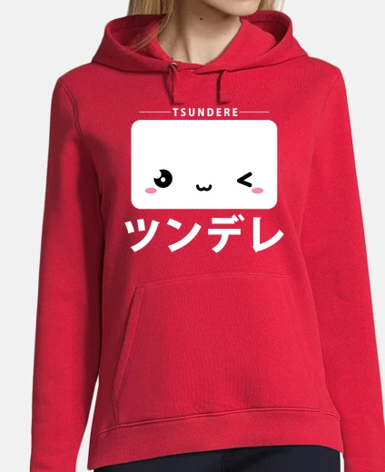 Hoodie anime manga tsundere kawaii katakana