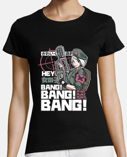 T-shirt ANIME MILITARY GIRL
