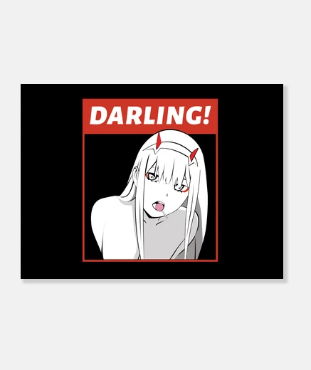 Lienzo anime querido arigato senpai hentai